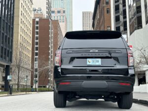 Suburban limo downtown Chicago